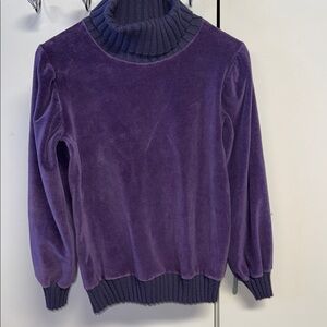 Purple Velvet Women's Sweater